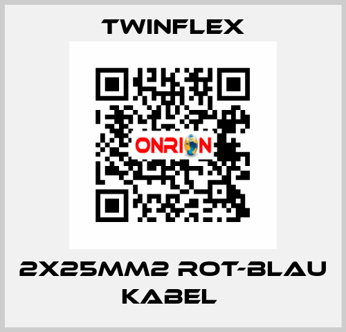 2X25MM2 ROT-BLAU KABEL  Twinflex