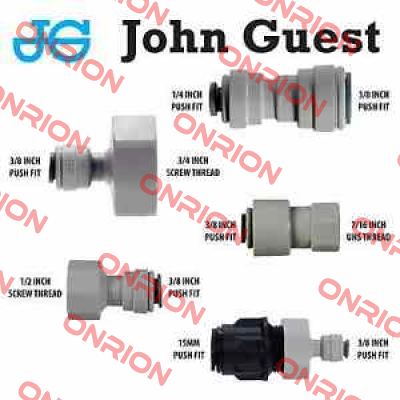 3/8”  John Guest