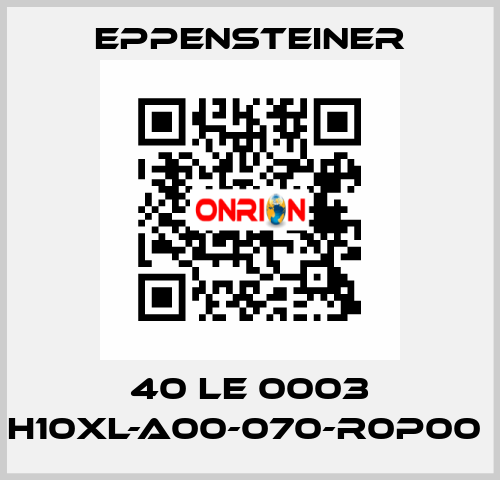 40 LE 0003 H10XL-A00-070-R0P00  Eppensteiner