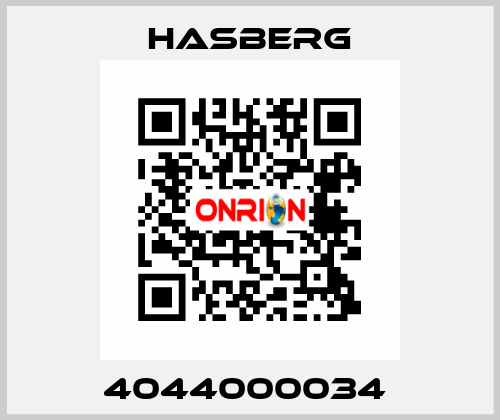 4044000034  Hasberg