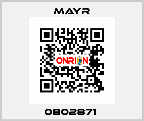 0802871  Mayr