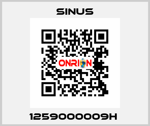  1259000009H  Sinus