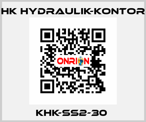 KHK-SS2-30  HK HYDRAULIK-KONTOR