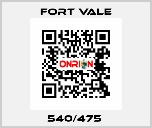 540/475  Fort Vale