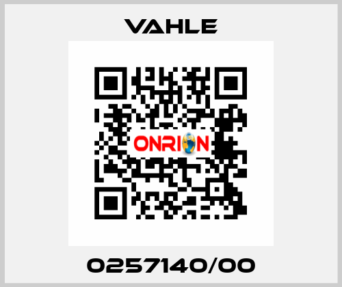 0257140/00 Vahle