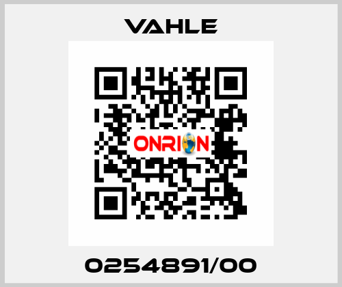 0254891/00 Vahle