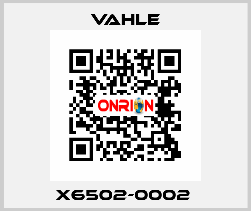 X6502-0002  Vahle