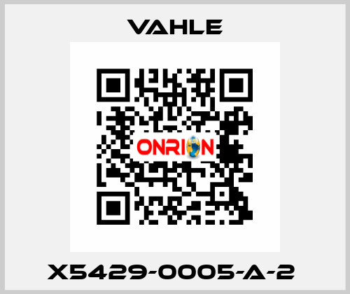 X5429-0005-A-2  Vahle