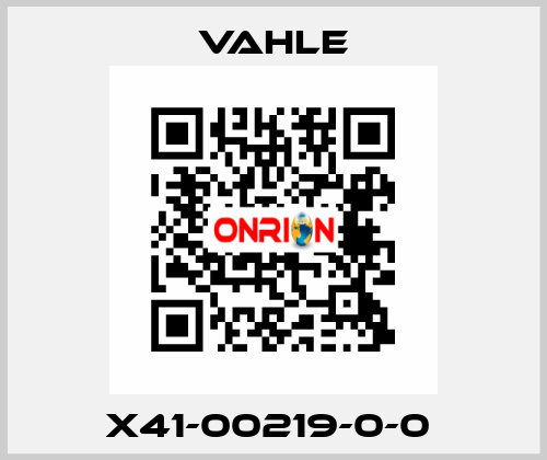 X41-00219-0-0  Vahle