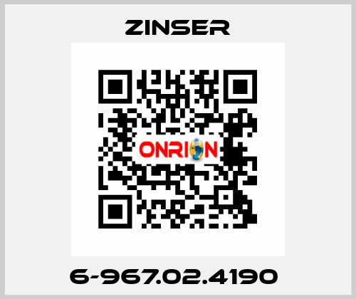 6-967.02.4190  Zinser