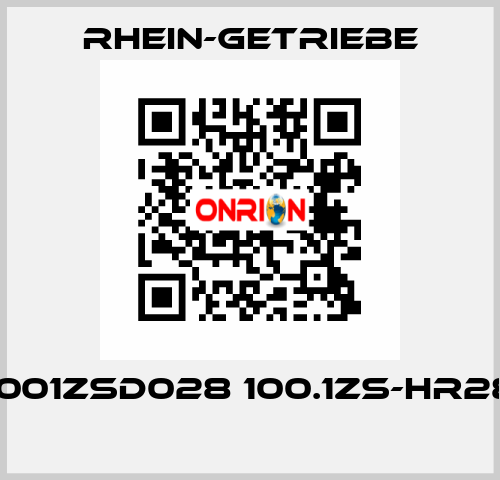 1001ZSD028 100.1ZS-HR28  Rhein-Getriebe