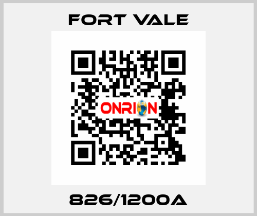 826/1200A Fort Vale