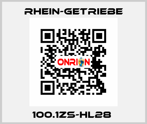 100.1ZS-HL28  Rhein-Getriebe