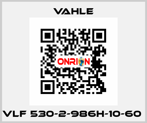 VLF 530-2-986H-10-60  Vahle