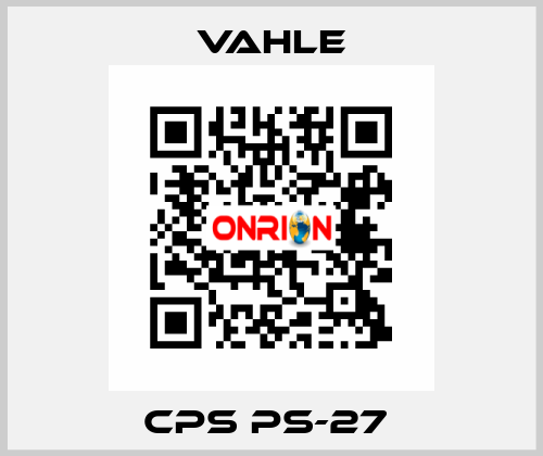 CPS PS-27  Vahle