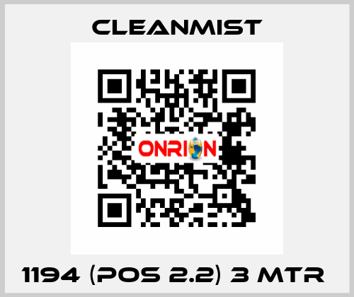 1194 (pos 2.2) 3 mtr  CleanMist