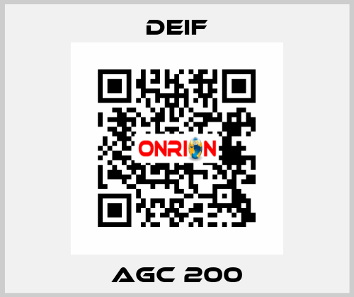 AGC 200 Deif