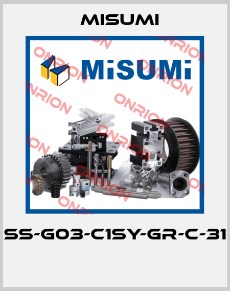 SS-G03-C1SY-GR-C-31  Misumi