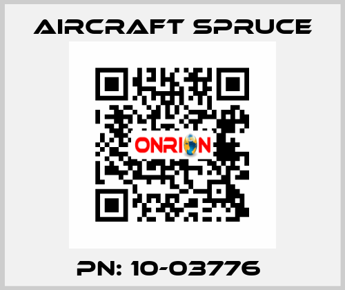 PN: 10-03776  Aircraft Spruce