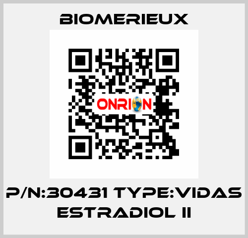 P/N:30431 Type:VIDAS Estradiol II Biomerieux