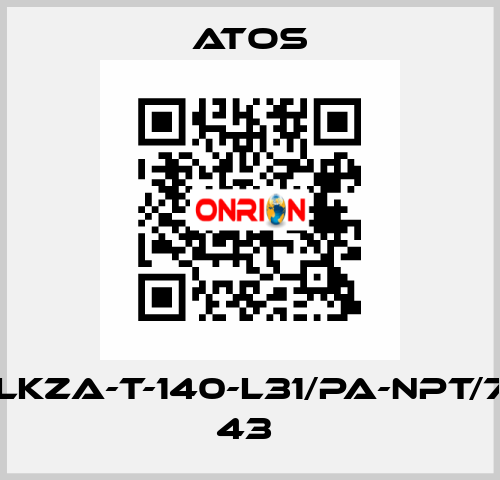 DLKZA-T-140-L31/PA-NPT/7C 43  Atos