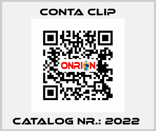 CATALOG NR.: 2022  Conta Clip