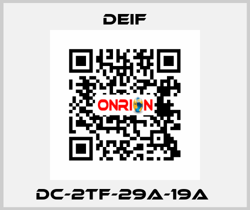 DC-2TF-29A-19A  Deif