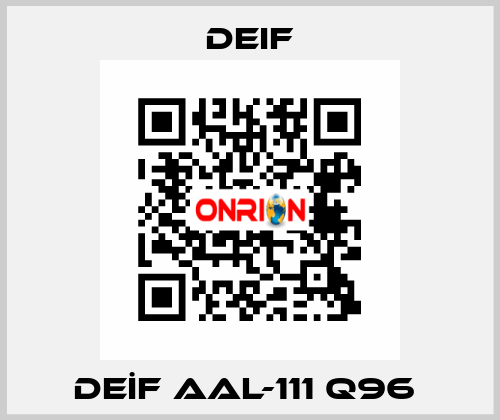 DEİF AAL-111 Q96  Deif