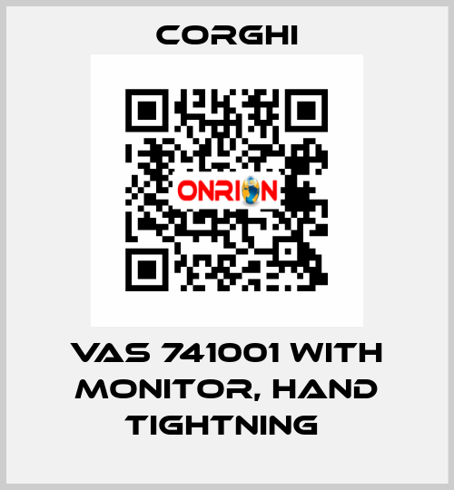 VAS 741001 with monitor, hand tightning  Corghi