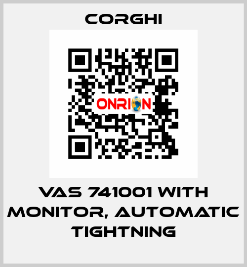 VAS 741001 with monitor, automatic tightning Corghi