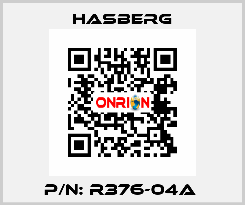 P/N: R376-04A  Hasberg