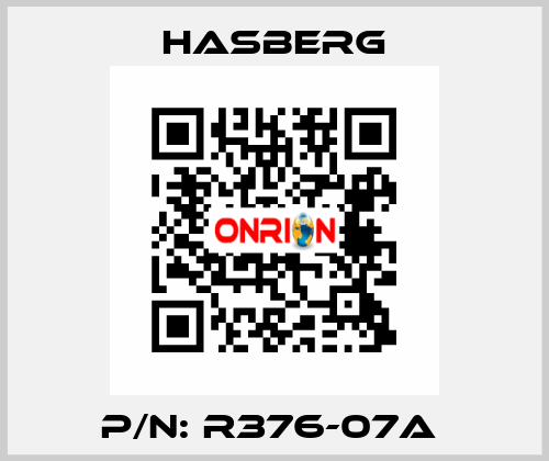 P/N: R376-07A  Hasberg