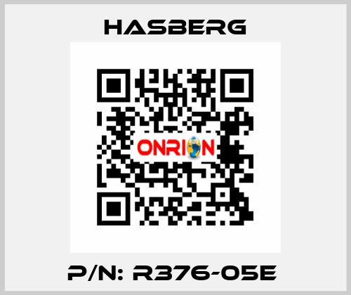 P/N: R376-05E  Hasberg