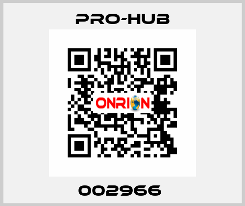 002966  Pro-Hub