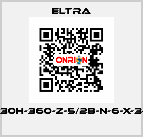 ER-30H-360-Z-5/28-N-6-X-3-PA  Eltra