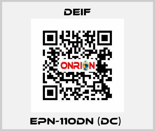 EPN-110DN (DC)  Deif