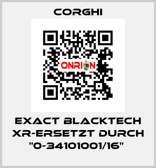 EXACT BLACKTECH XR-Ersetzt durch "0-34101001/16"  Corghi