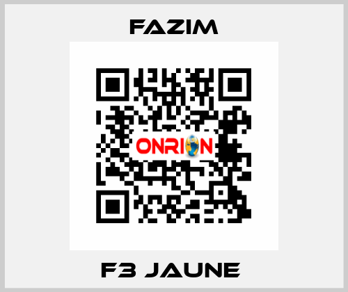 F3 JAUNE  Fazim