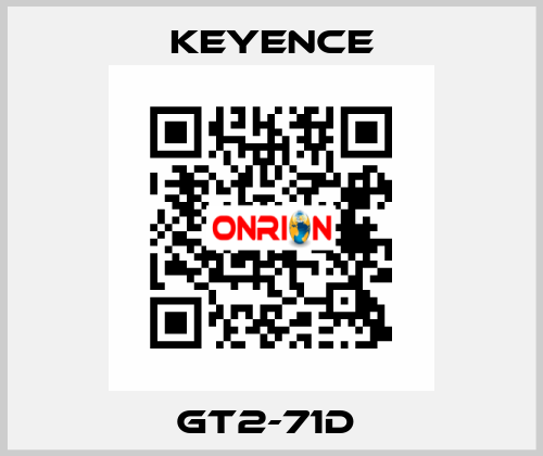 GT2-71D  Keyence