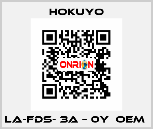 LA-FDS- 3A – 0Y  OEM  Hokuyo