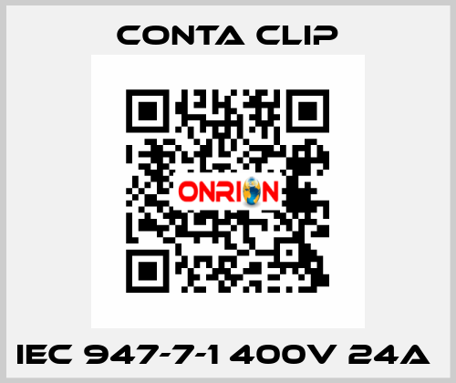 IEC 947-7-1 400V 24A  Conta Clip