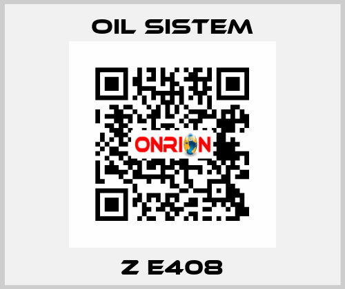 Z E408 Oil Sistem