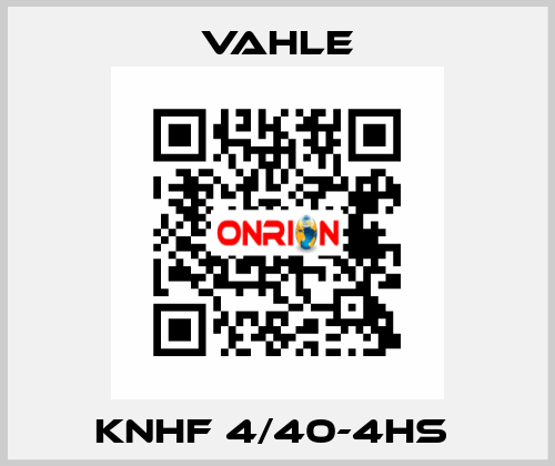 KNHF 4/40-4HS  Vahle