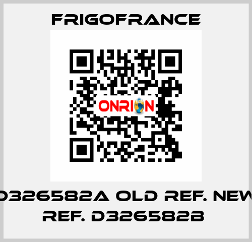 D326582A old ref. new ref. D326582B  Frigofrance