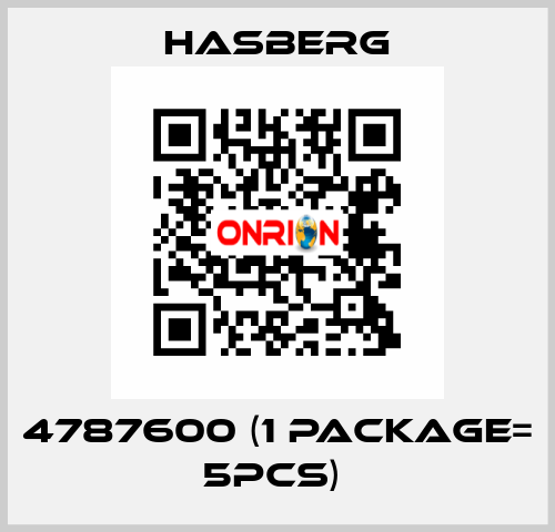 4787600 (1 Package= 5pcs)  Hasberg