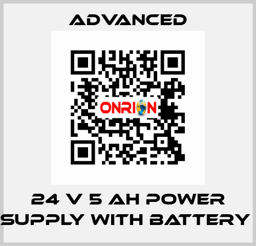 24 V 5 Ah Power Supply with Battery  Advanced