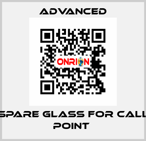 Spare Glass for Call Point  Advanced