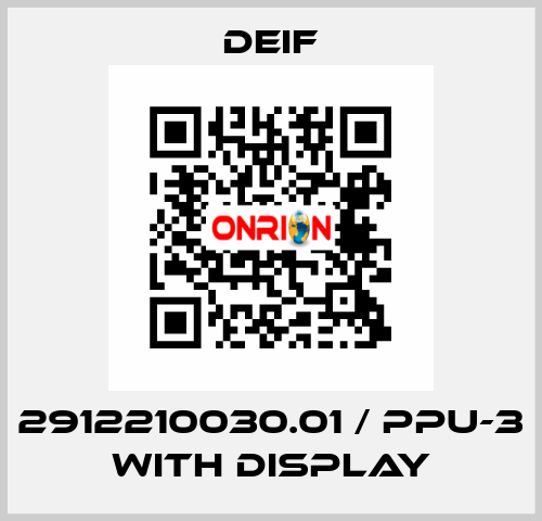 2912210030.01 / PPU-3 with display Deif