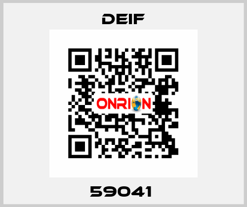 59041  Deif