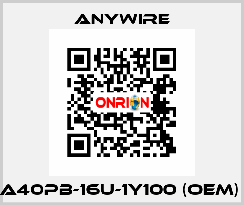  A40PB-16U-1Y100 (OEM)  Anywire